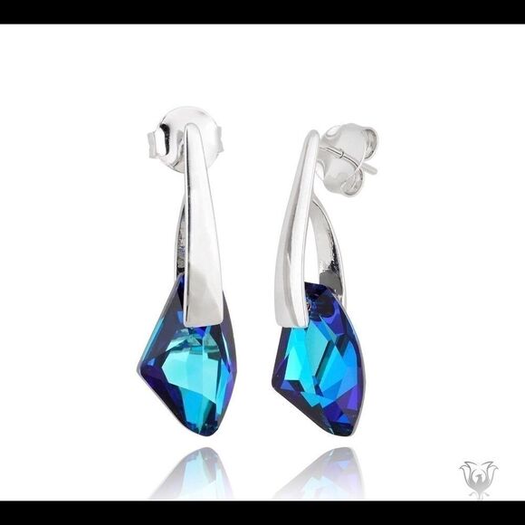Swarovski crystals earring unique versatile - Picture 1 of 4